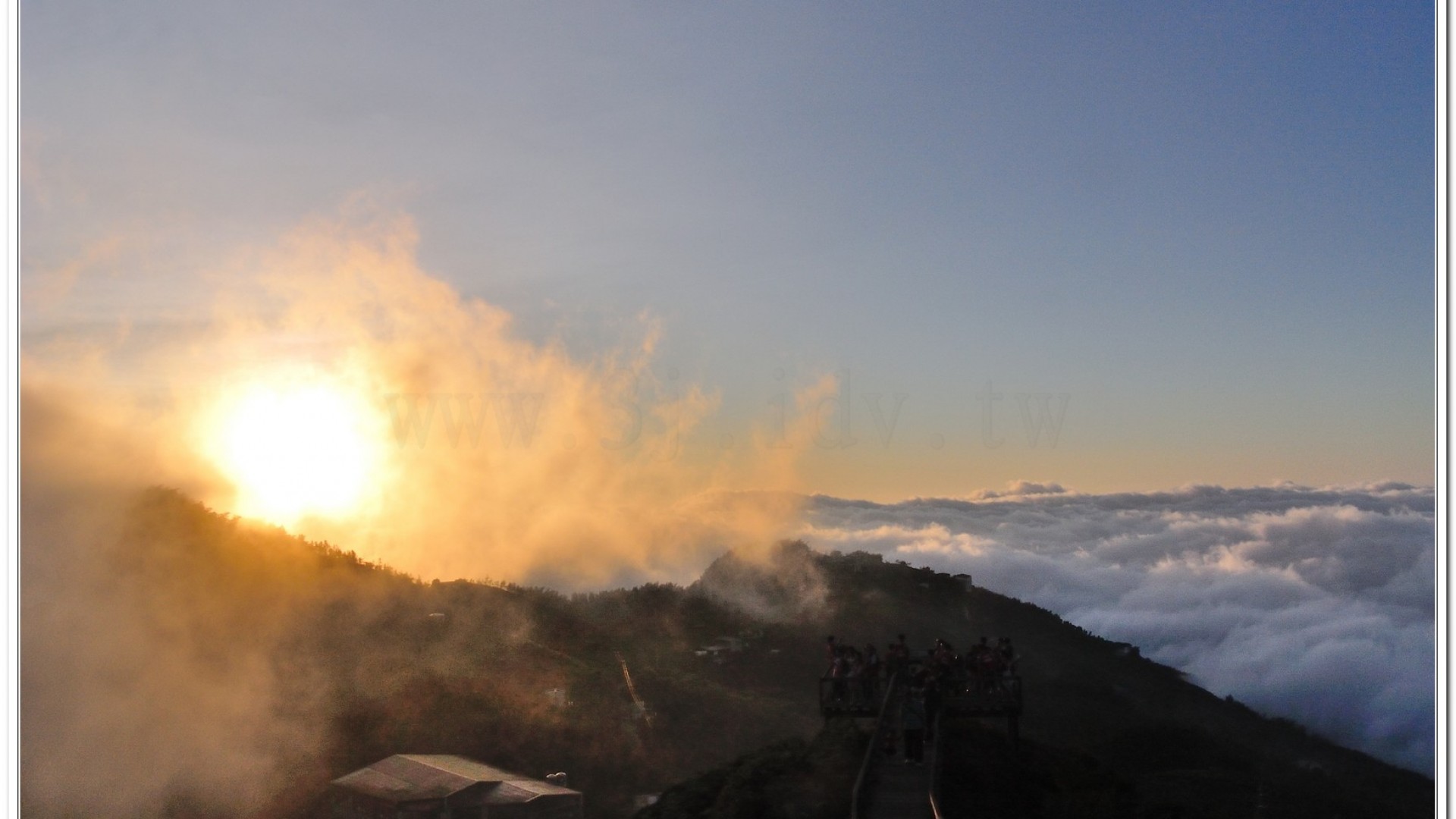 2014武岫農場夕陽、雲海
