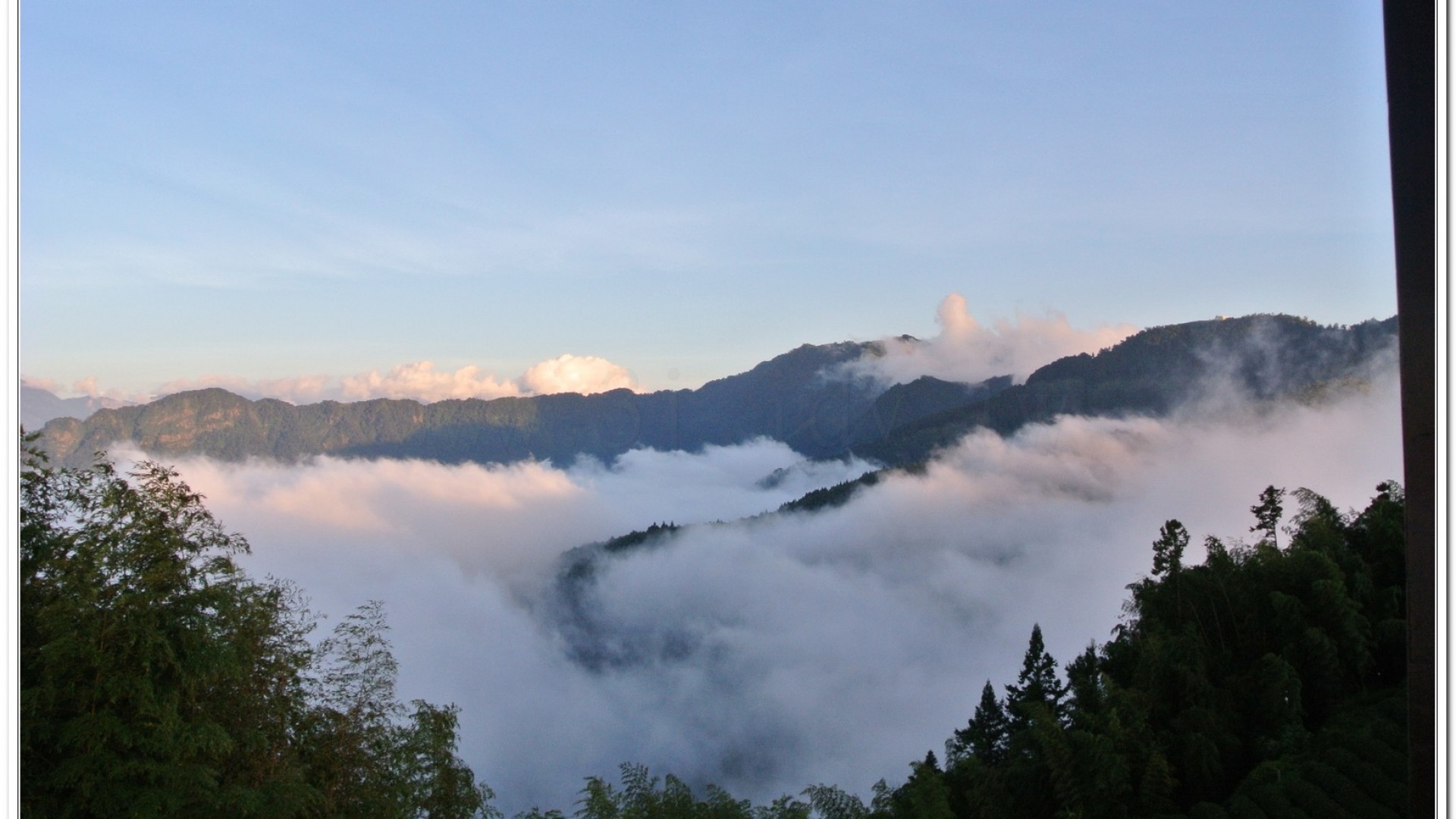 2014武岫農場夕陽、雲海