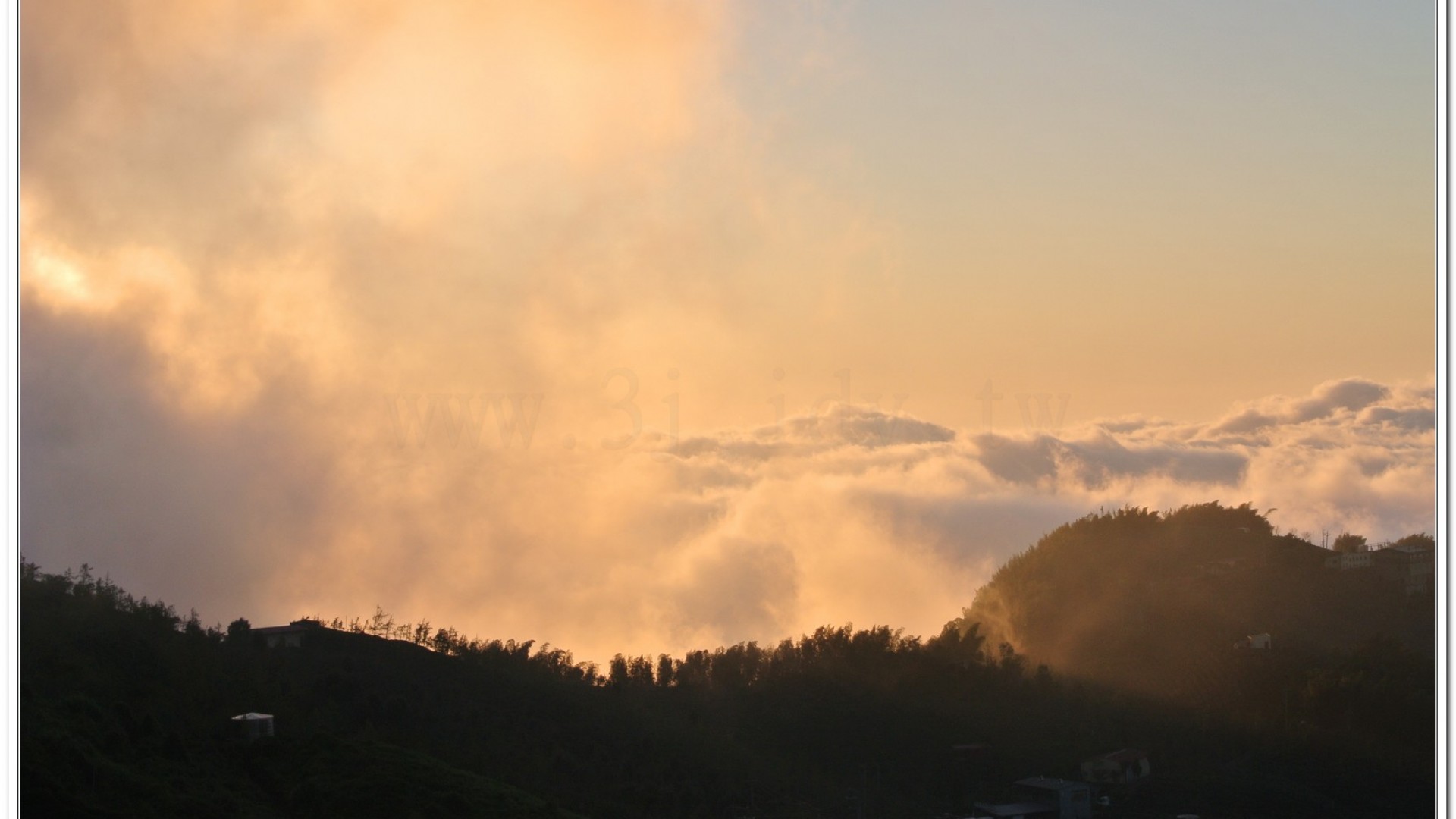 2014武岫農場夕陽、雲海