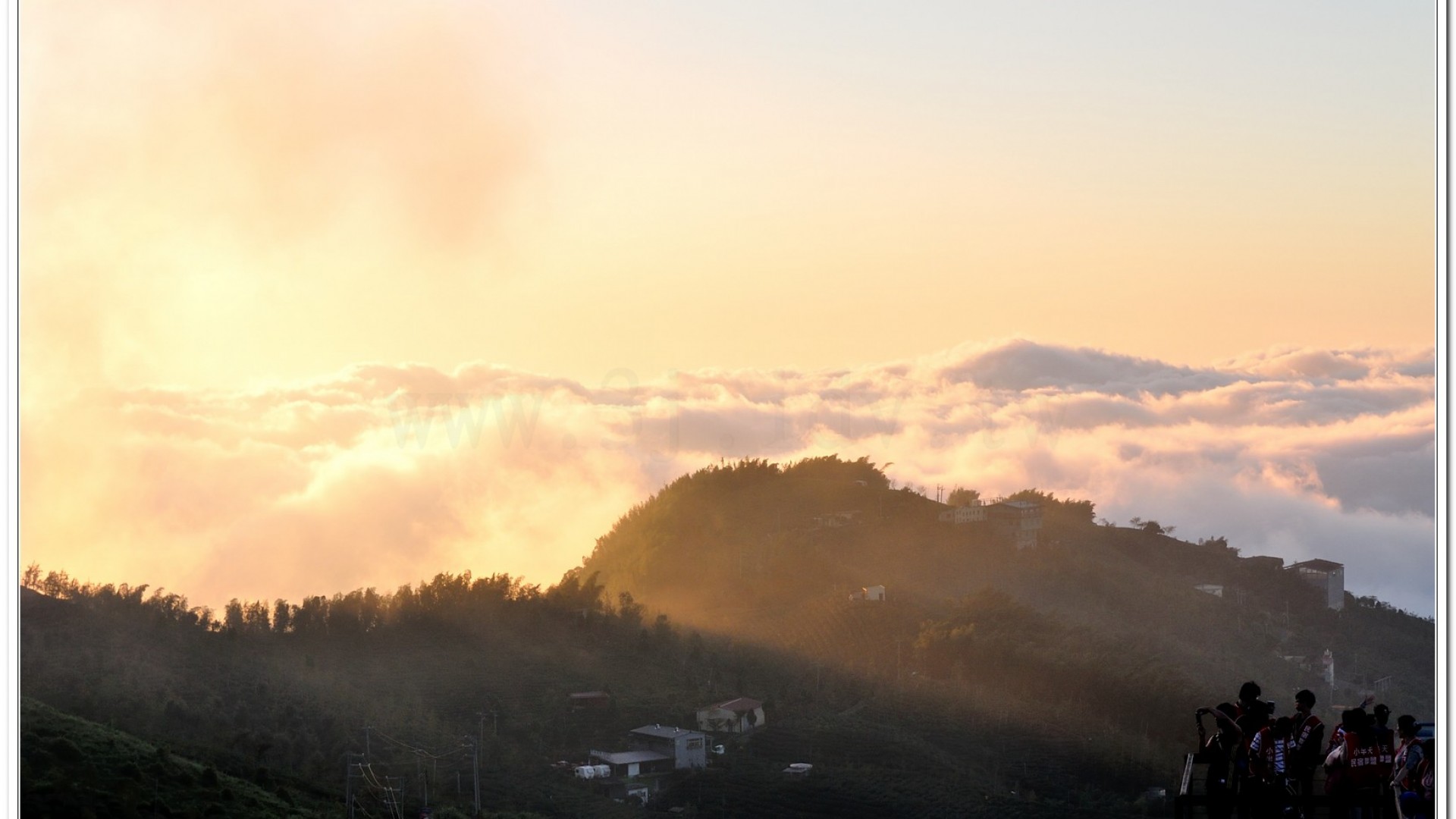 2014武岫農場夕陽、雲海