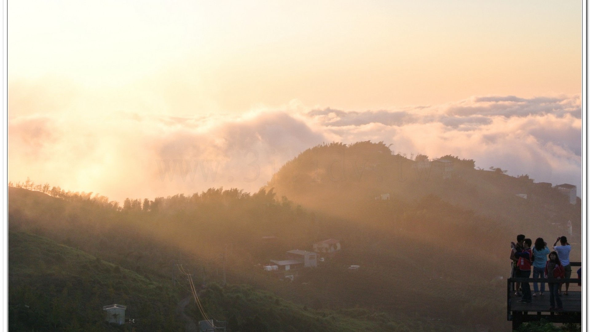 2014武岫農場夕陽、雲海