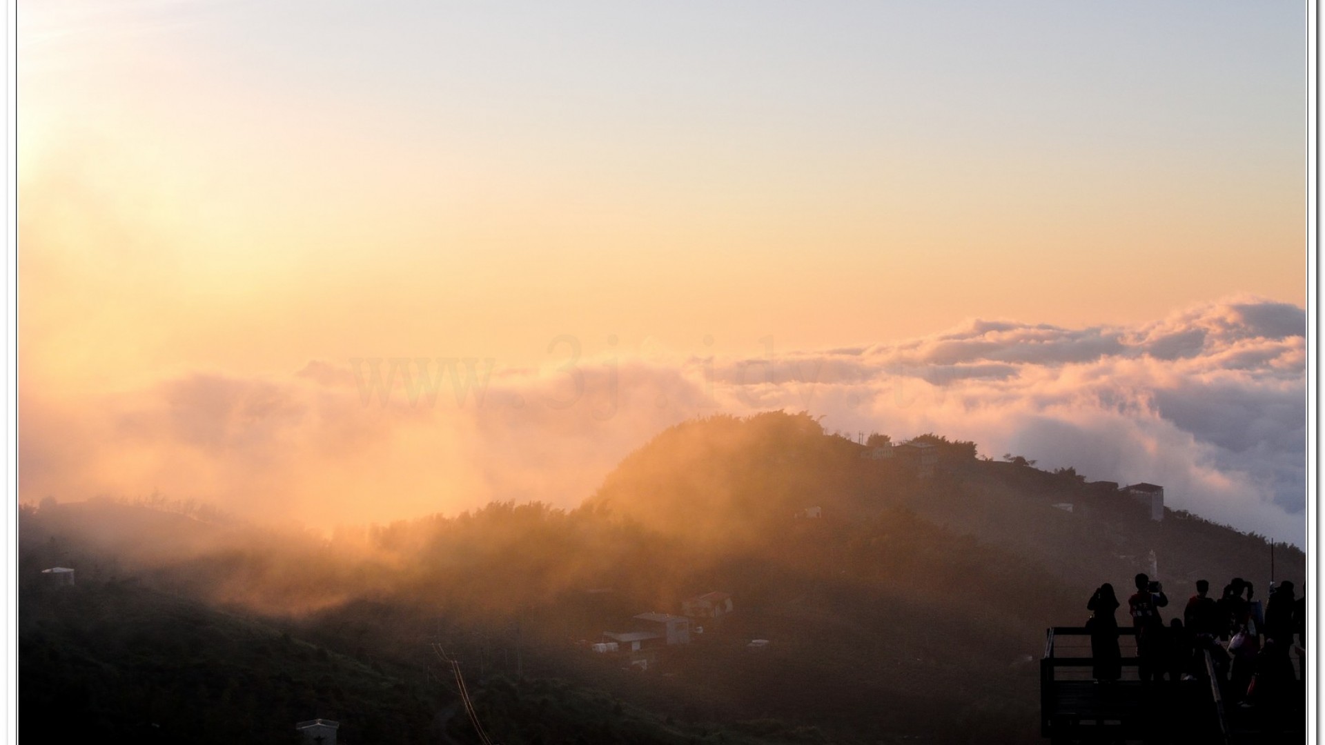 2014武岫農場夕陽、雲海