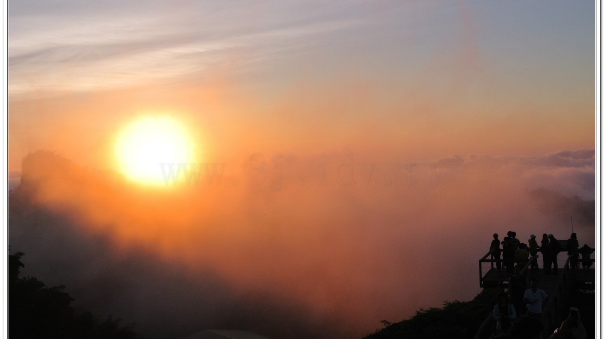 2014武岫農場夕陽、雲海