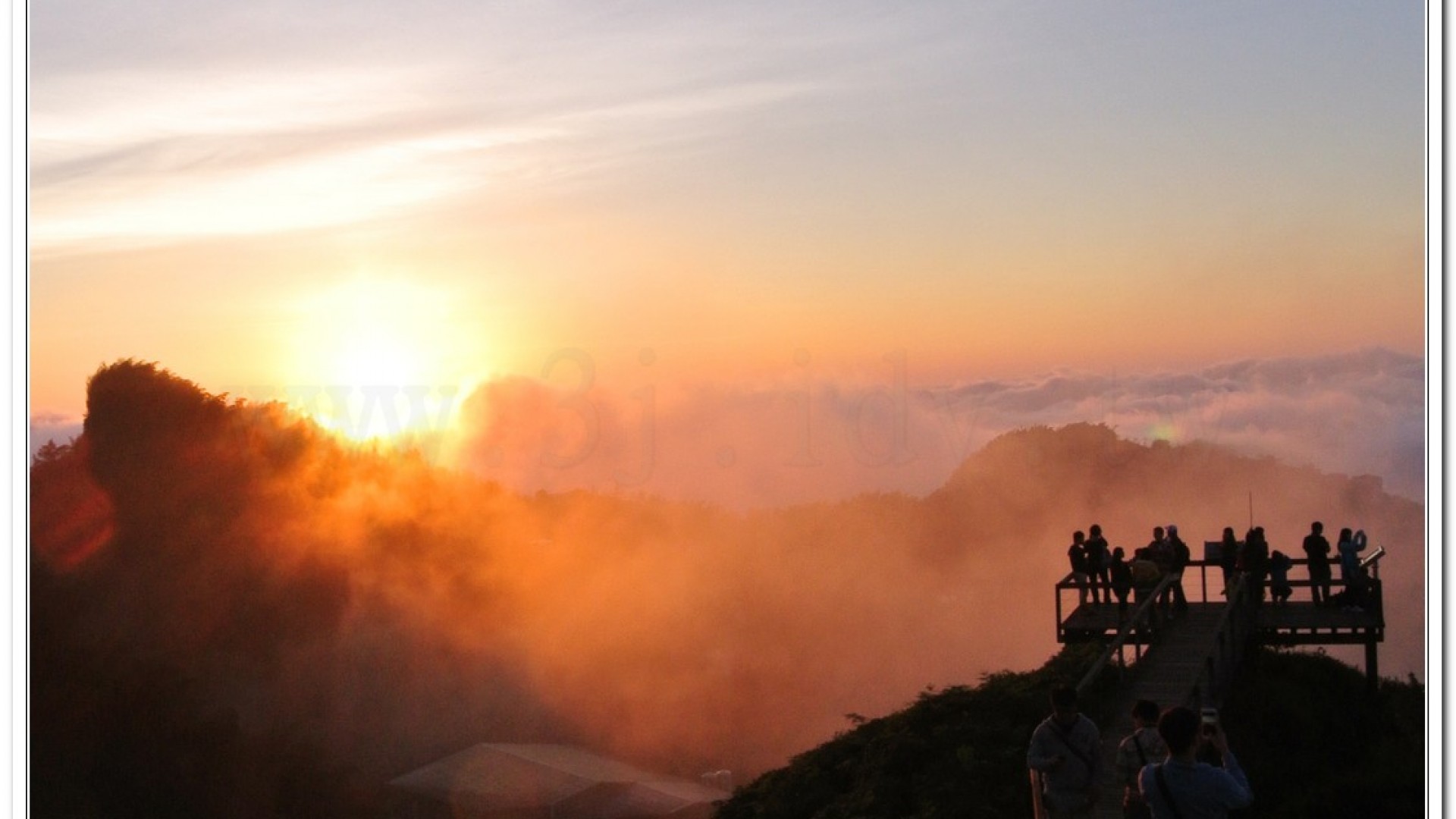 2014武岫農場夕陽、雲海