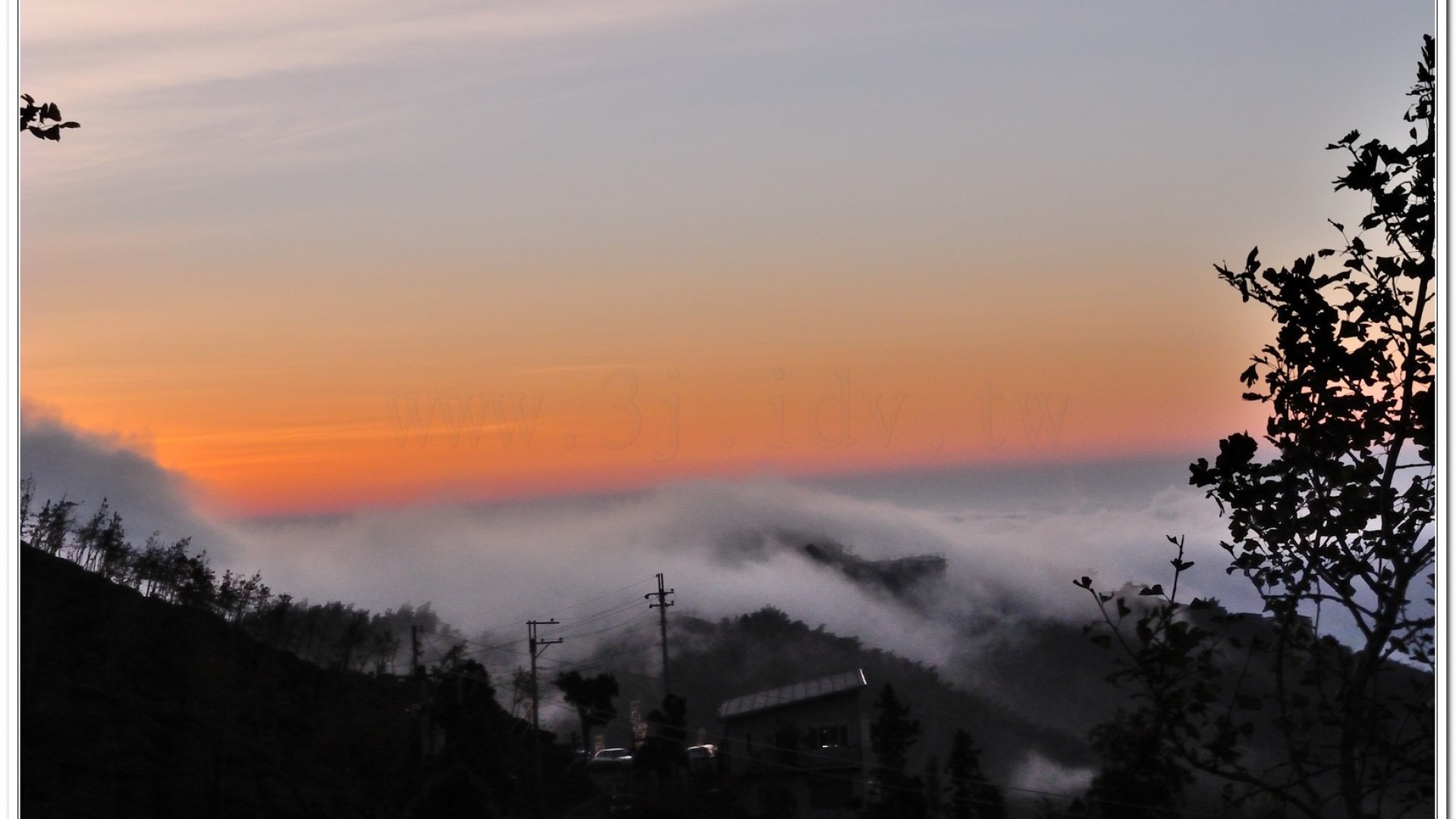 2014武岫農場夕陽、雲海