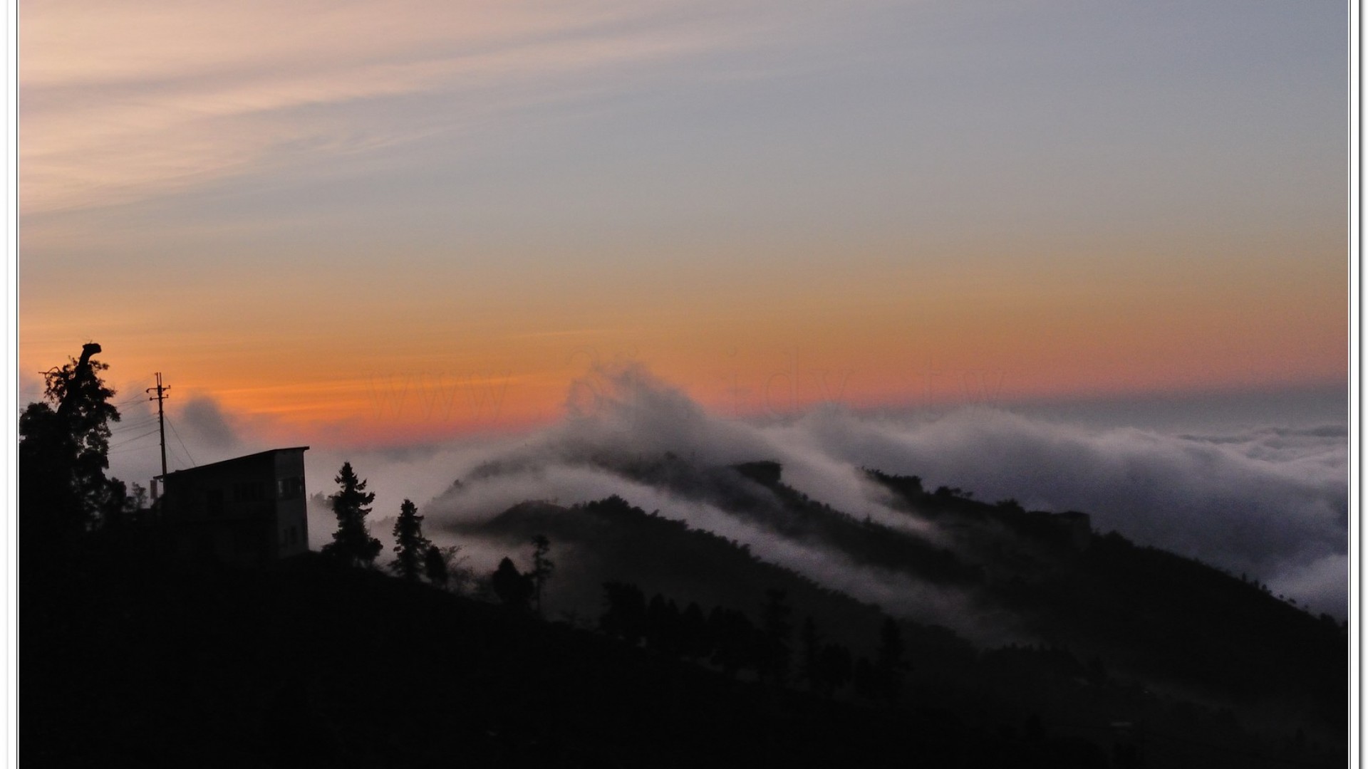 2014武岫農場夕陽、雲海