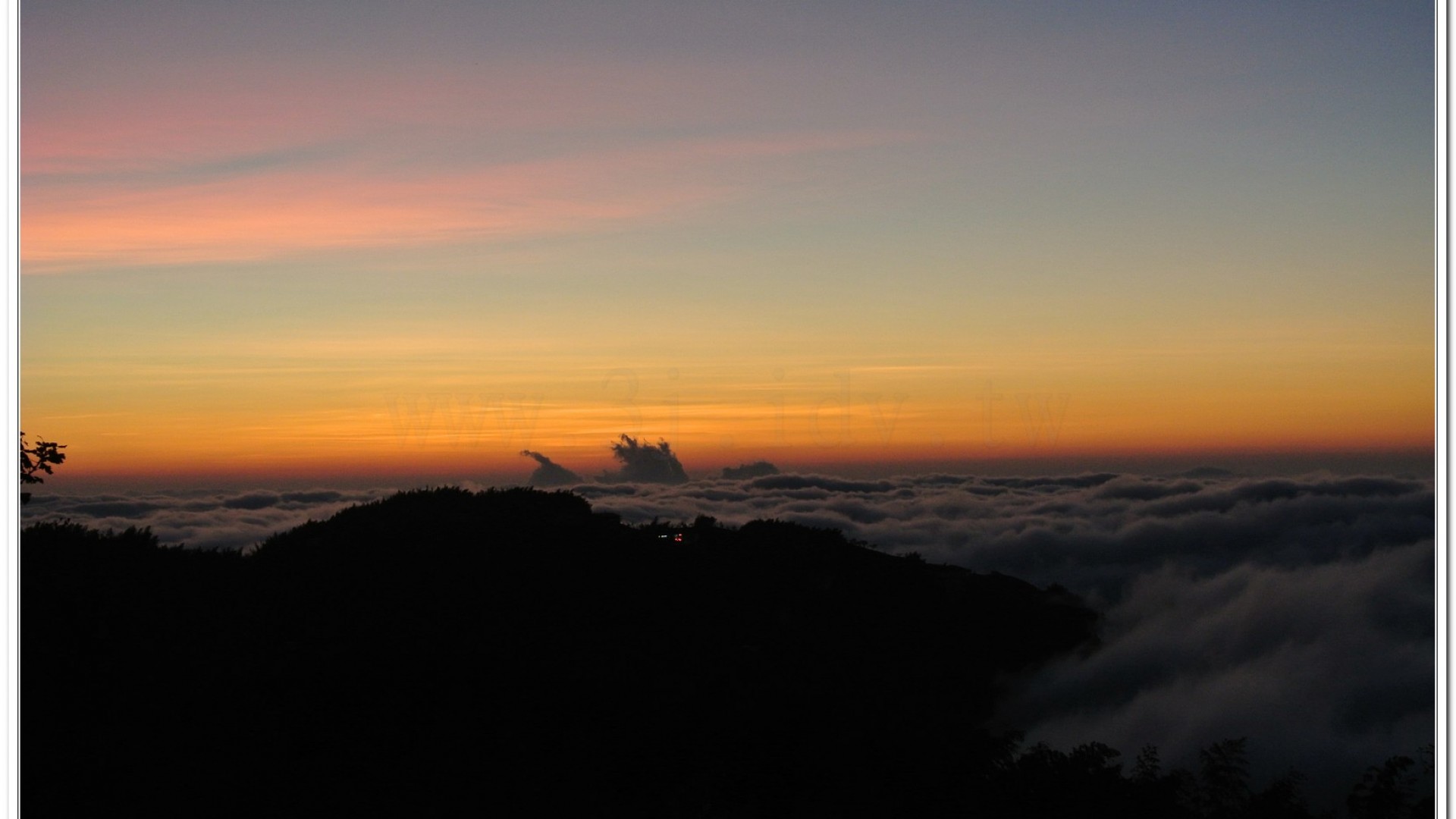 2014武岫農場夕陽、雲海