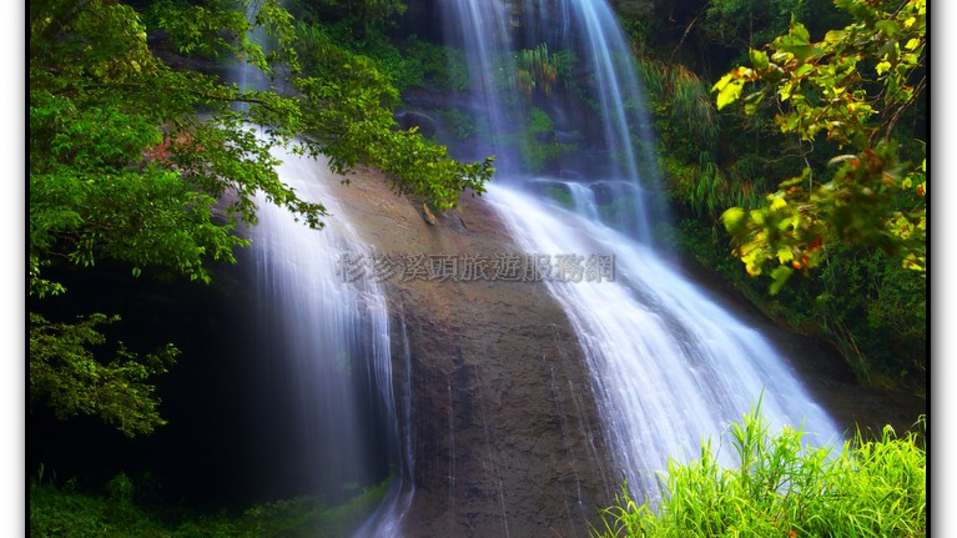 燕庵瀑布-杉林溪旅遊景點