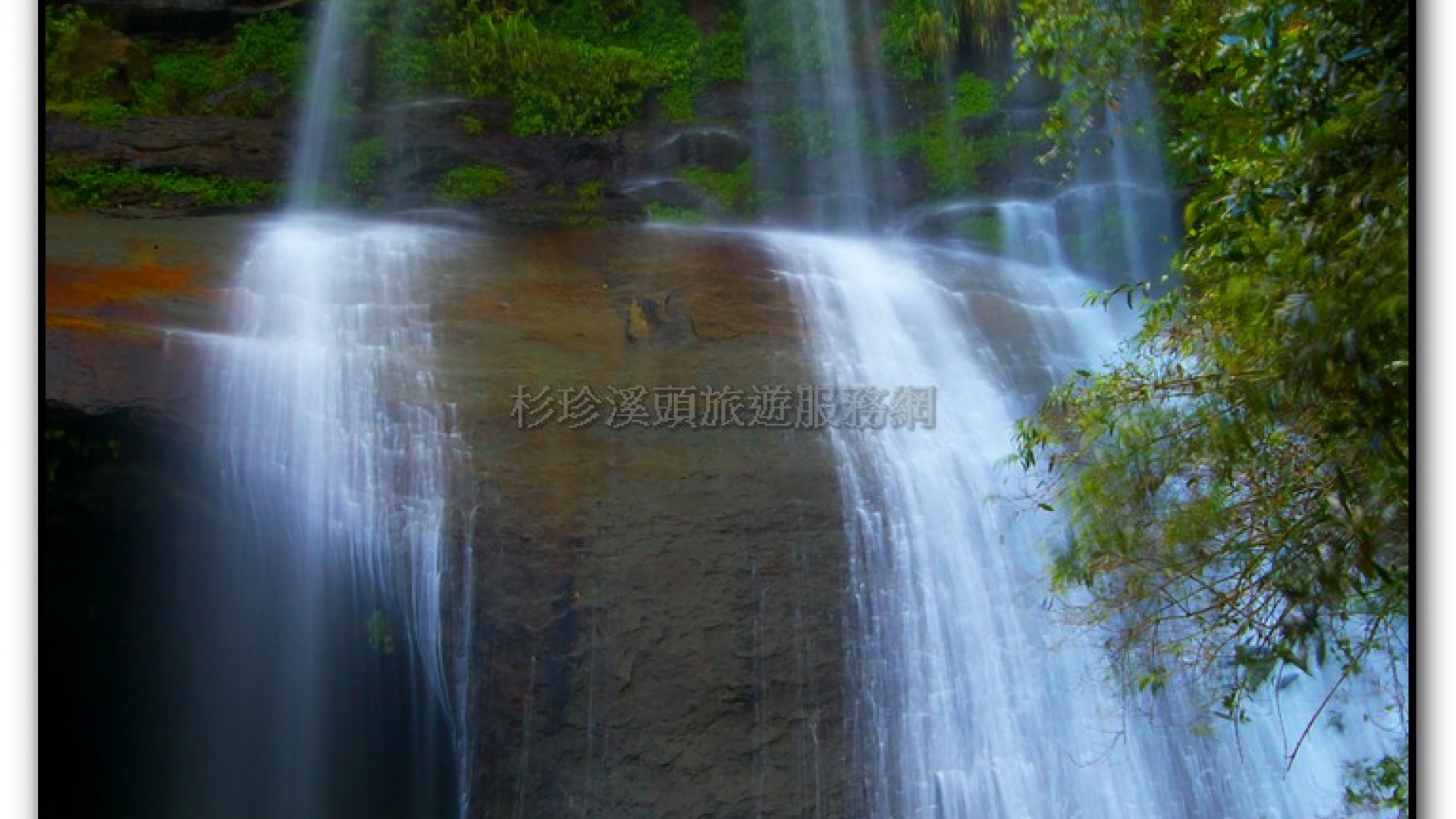 燕庵瀑布-杉林溪旅遊景點