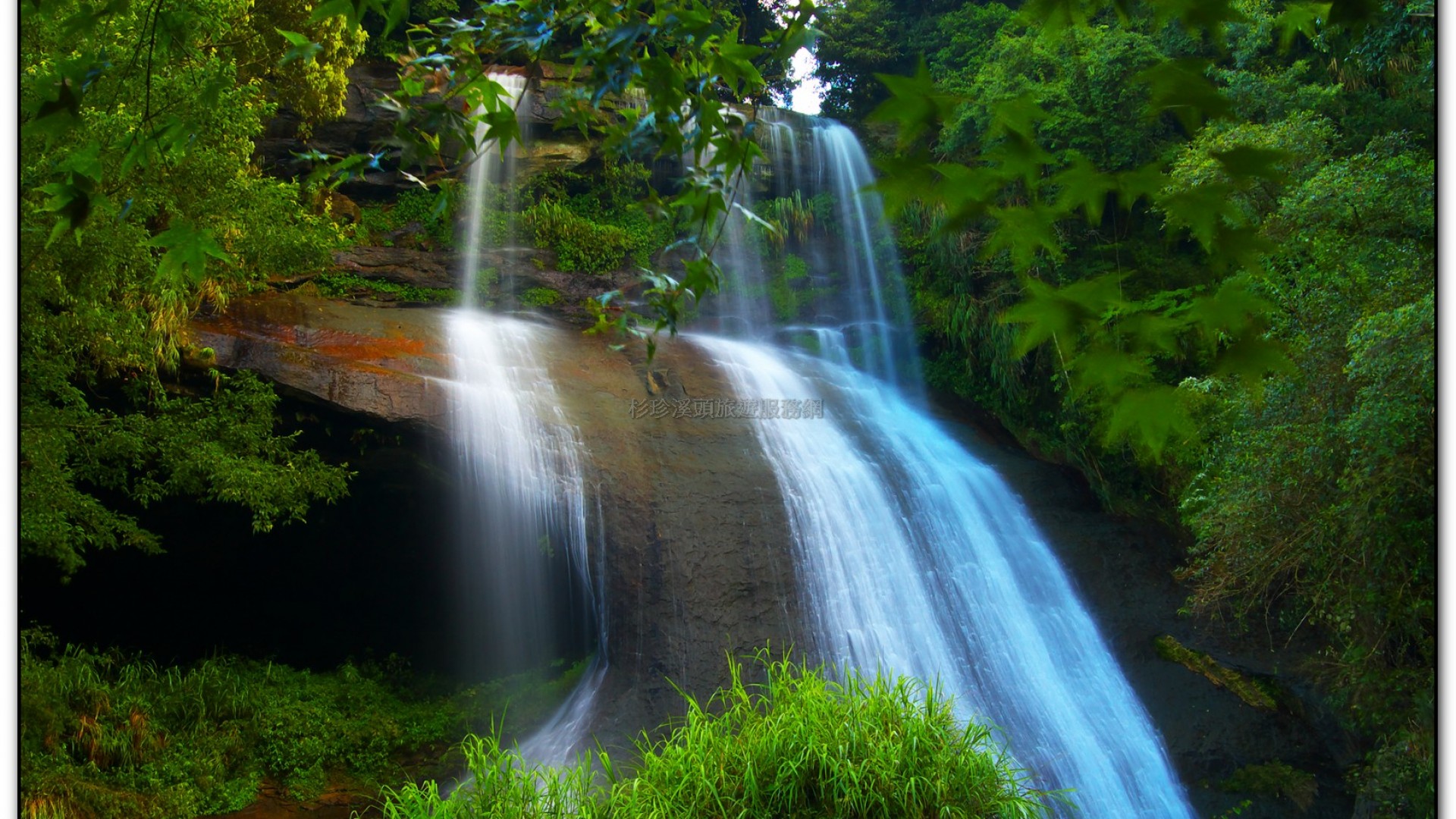 燕庵瀑布-杉林溪旅遊景點