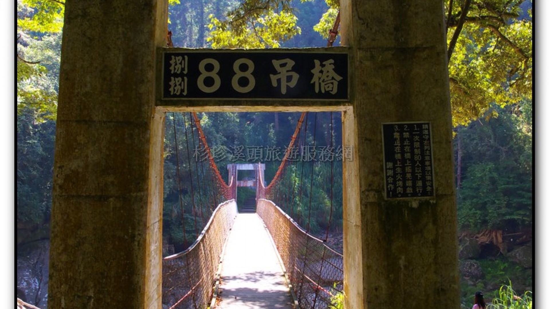 八八吊橋－杉林溪旅遊景點