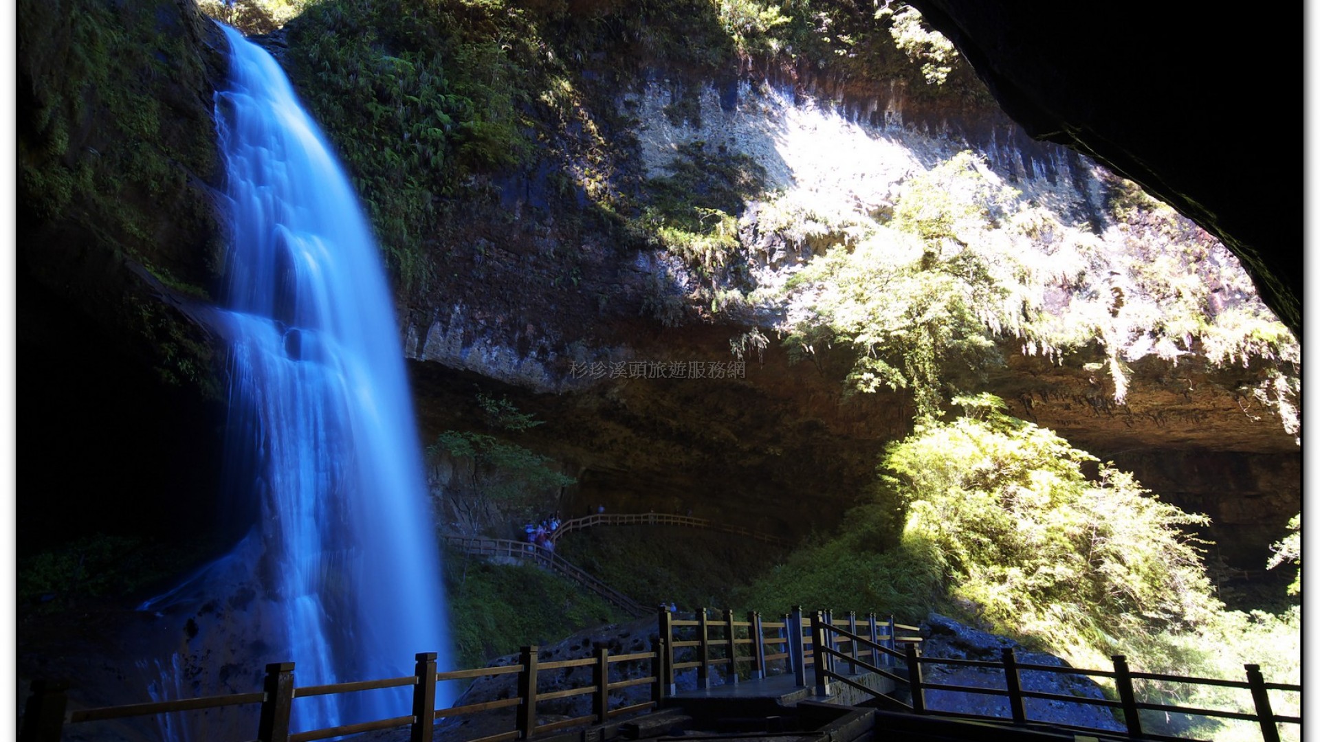 松瀧岩瀑布-杉林溪旅遊景點