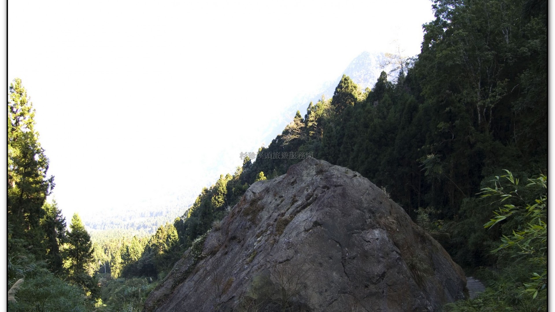 溪頭旅遊景點-巨石